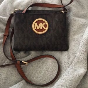 Michael Kors Brown crossbody purse